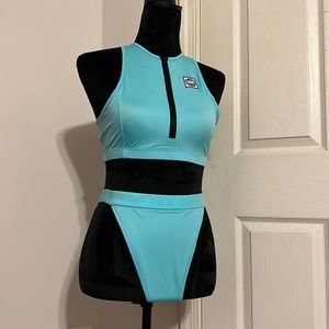 H&M 2 piece ZIP UP SPORTY bikini